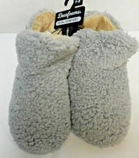 Dearfoams Chelsea Shaggy Pile Bootie Fuzzy House Slippers NEW NWT Size 7-8 Md M
