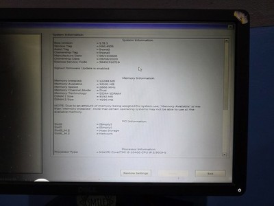 Dell Inspiron 3880 Desktop PC i5-10400 2.9 GHz 12GB RAM 256 GB SSD