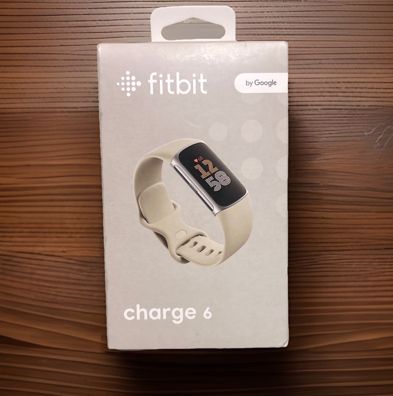 Fitbit Charge 6 Activity Fitness Tracker Watch Porcelain Google Cream New