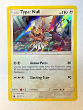 2017 Sun & Moon Crimson invasion Type:Null 89/111 Holo