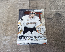 ? Anaheim Ducks John Gibson Rookie Panini Prizm Trading Card 2014 321. rookie card picture