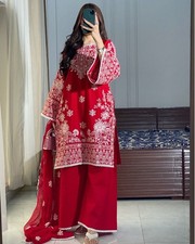 Designer Indian Wedding Dress Pakistani Bollywood Top Plazzo New Party Wear