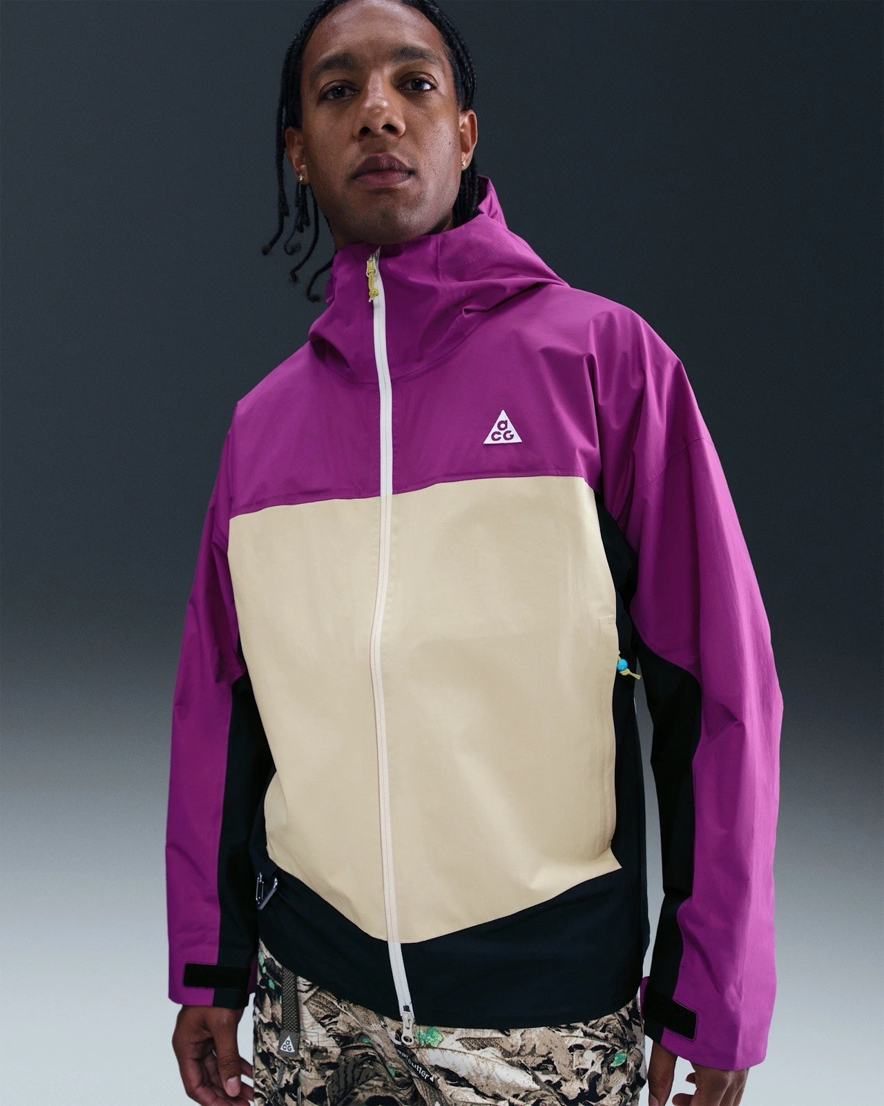 NIKE ACG "MORPHO" STORM-FIT ADV RAIN JACKET HJ2687-505 $275 Mens Size Large New