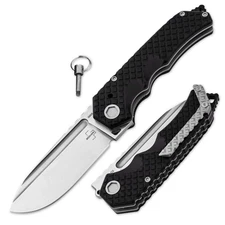 BOKER PLUS® Hermod Folder EDC Pocket Knife 3.62" D2 Blade G10 Bolt - 01BO914