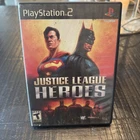 Justice League Heroes PS2 Sony PlayStation 2 CIB Complete Tested & Working