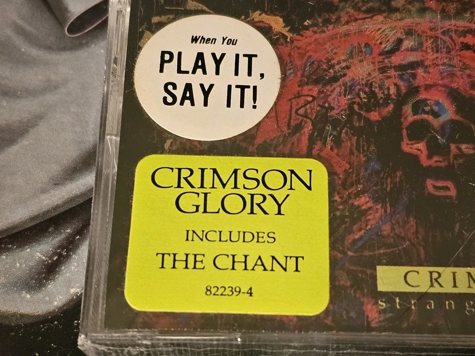 CRIMSON GLORY‎– Strange And Beautiful Cassette Atlantic 1991 SEALED PROMO  - Image 2 of 4