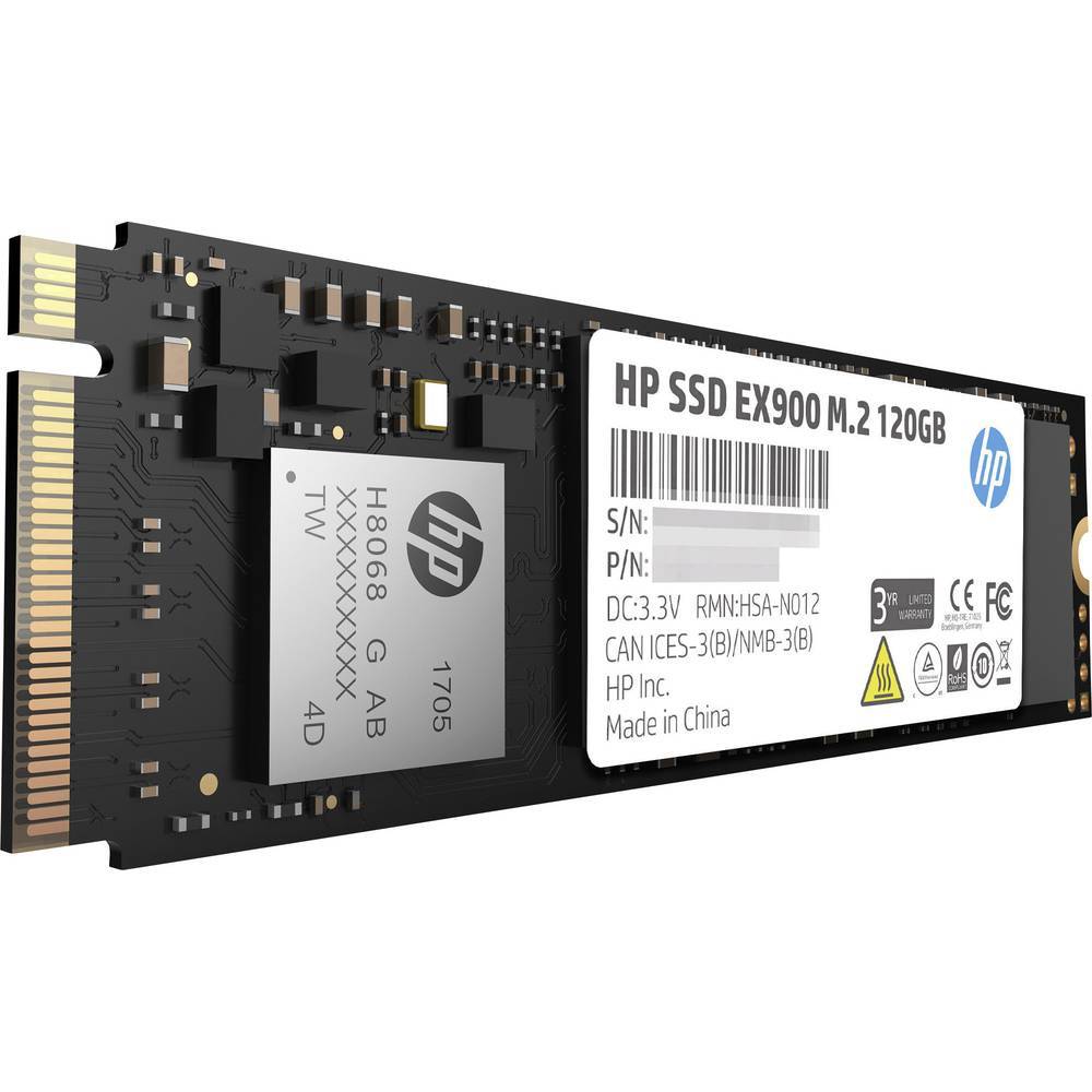 HP EX900 120 GB SSD interno NVMe/PCIe M.2 M.2 NVMe PCIe 3.0 x4 Dettaglio