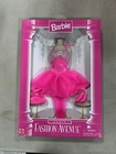 Vtg Barbie 1996 Fashion Avenue Party Pink Silver Glitter Dress Accessories J16
