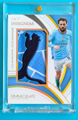 PANINI　immaculate　サッカー　カード　1of1 1/1 2022 Panini Immaculate Soccer Insignias Bernardo Silva Patch 1/1