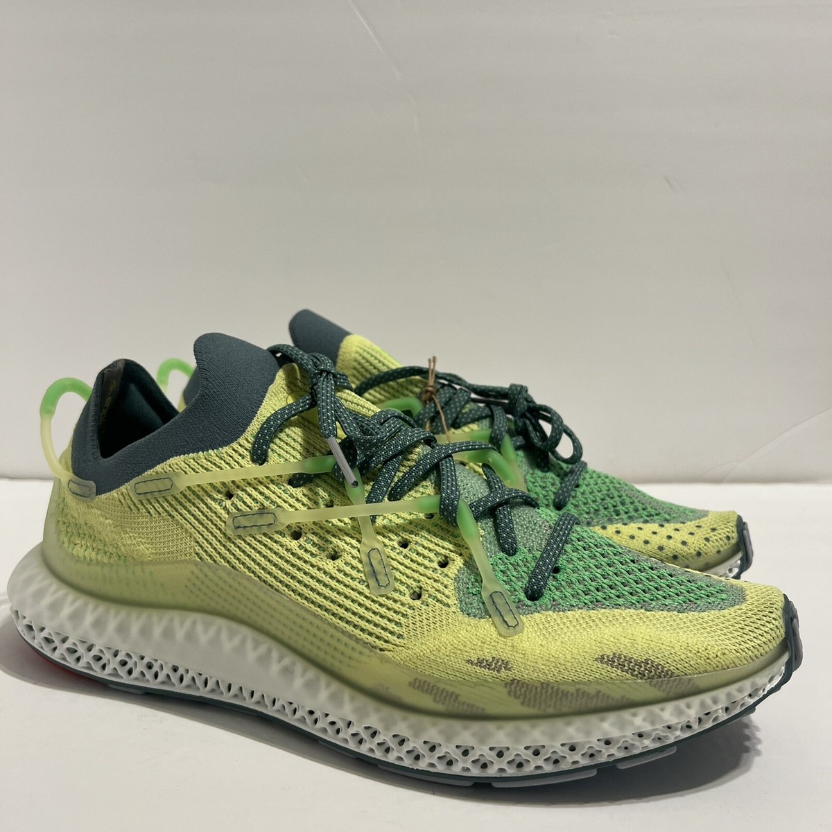 Adidas 4D Fusio ‘Semi Frozen Yellow’ FY3603 Primeknit Running Shoes Mens 10.5 Adidas 4D Fusio  main image 2