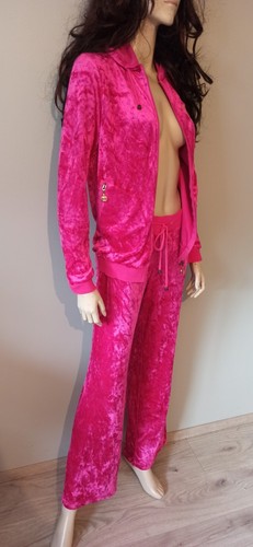 Pompöös by Harald Glöckler * Samt Hausanzug * 2 teiliges Set * Gr. 36 * pink - Bild 5 von 19