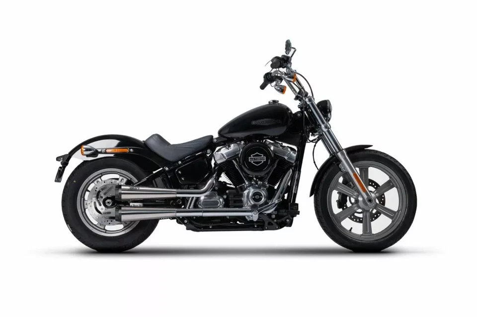 Zard Exhaust Harley-Davidson Softail Street Bob / Low Rider Euro 4/5 polido - Imagem 2 de 3