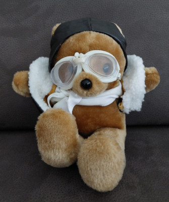 Pilot Bär - Plüsch Flieger  - Kuscheltier - B. McGuire Clifford - England