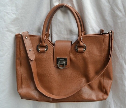IVANKA TRUMP AUTH Women's Brown Leather Rebecca Satchel - Picture 9 of 12