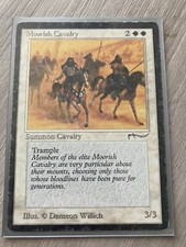 magic the gathering arabian nights Vintage Card Moorish Cavalry