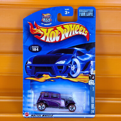 Hot Wheels - 2002 - '32 Ford Vicky - Red Lines Serie 2/4 - 104/240 *** LongCard