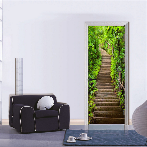 PVC Sonnenblume Landschaft Kunst Wandtattoo Wandbild 3D Türaufkleber Zuhause Zimmer Dekor - Bild 46 von 95