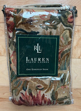 NIP RALPH LAUREN Hygate Woods Natural Tan Floral Standard Sham Vintage RARE