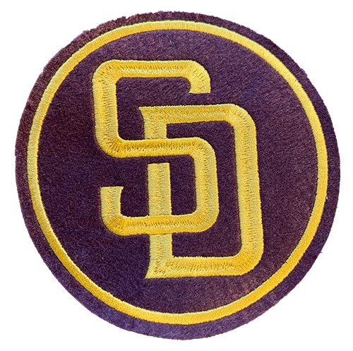San Diego Padres Embroidered Iron-on Team Logo Patch - Picture 1 of 1