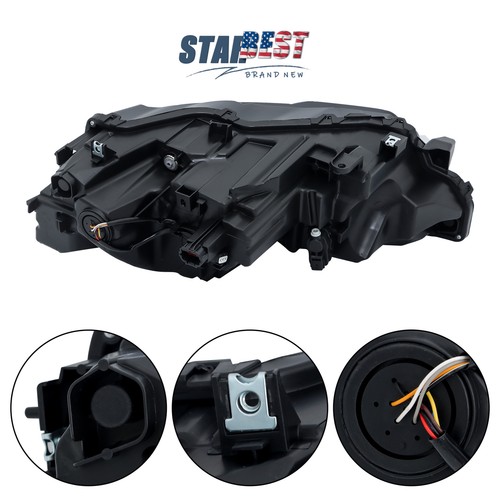 Conjunto completo de faros LED del lado izquierdo/conductor para Nissan Rogue S 2021-23 - Imagen 6 de 14