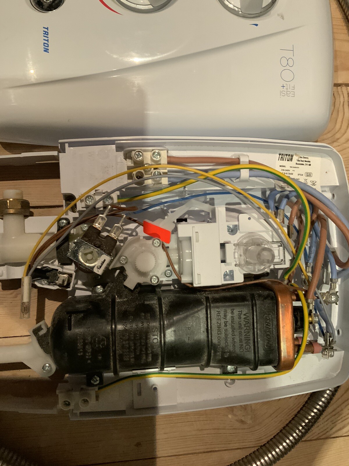 Triton T80 EasiFit+ Thermostatic Electric Shower 5012663153752 eBay