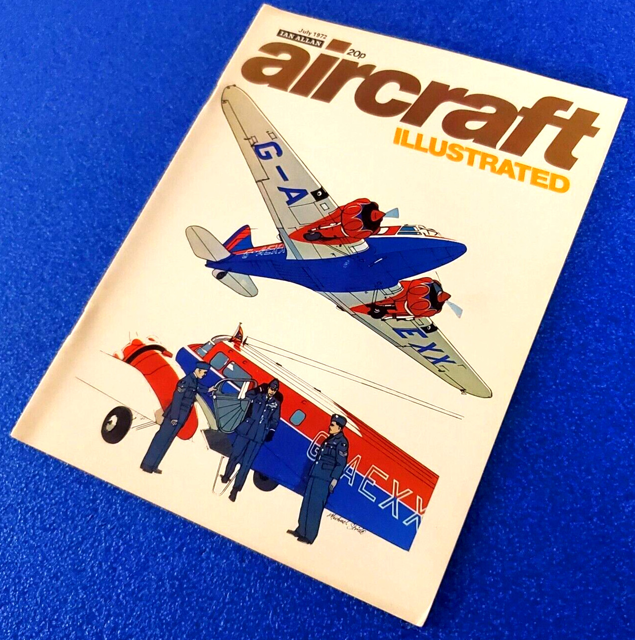 1972 - July Aircraft Illustrated: Vintage Aviation Magazine Free Shipping