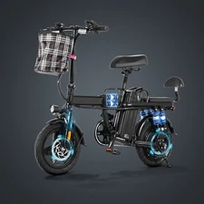 14inch foldable e-bike, alarm, turning, lights, horn 500w 750 peak FREE SHIPPING