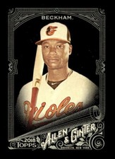 2018 TOPPS ALLEN GINTER X BASEBALL BASE CARD #230 Tim Beckham Orioles