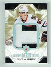 14-15 UD Upper Deck Ultimate Debut Threads  Trevor van Riemsdyk  /100  Patch 