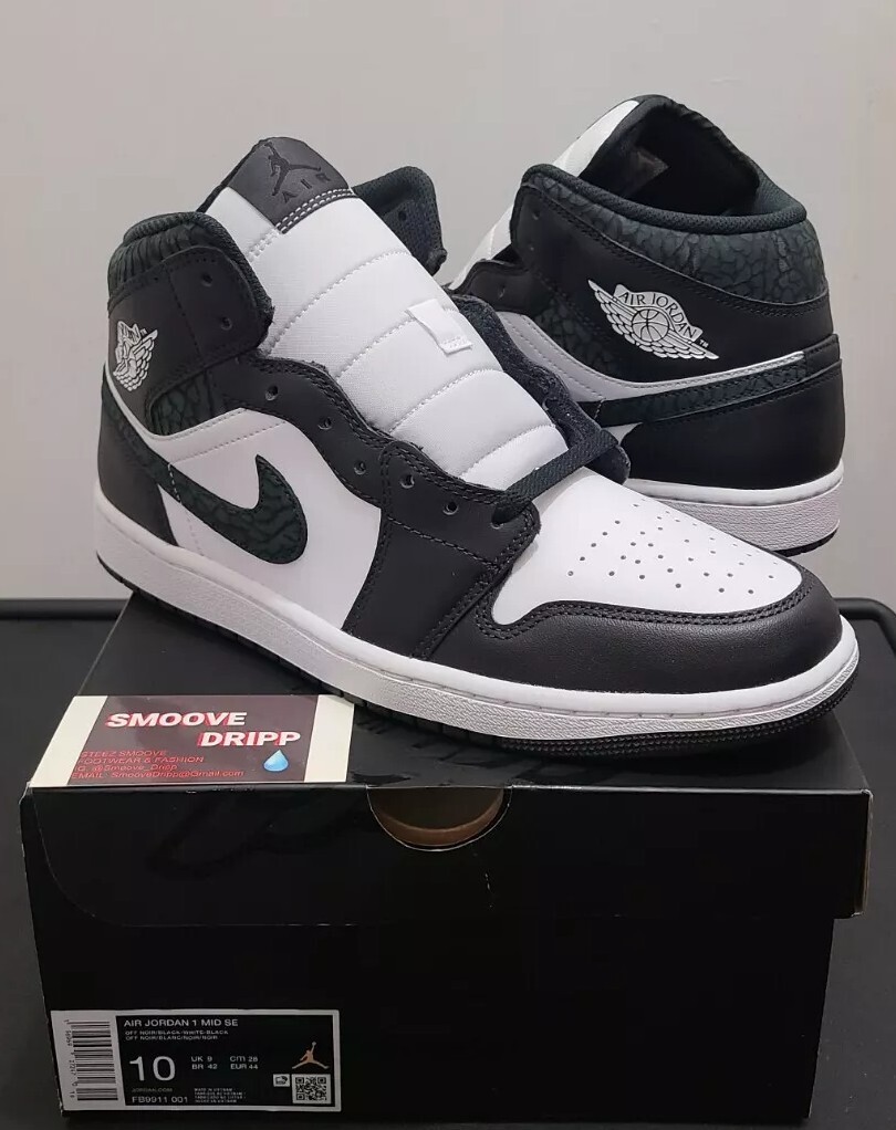 Air Jordan SE Mid Panda Elephant Size 10 Authentic