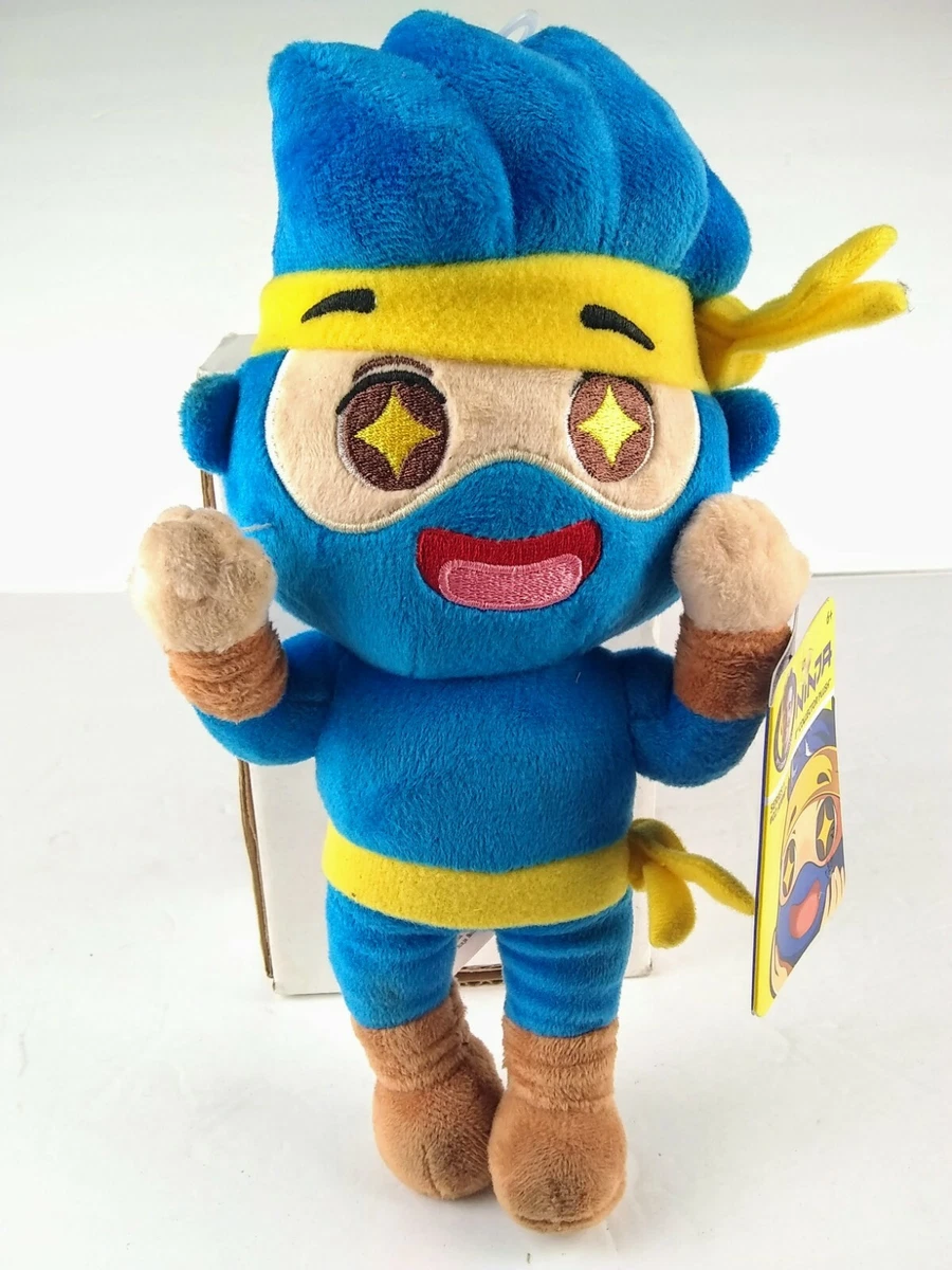 Wicked Cool Toys Ninja 8 inch Series 1 Blue Collector Plush Doll
