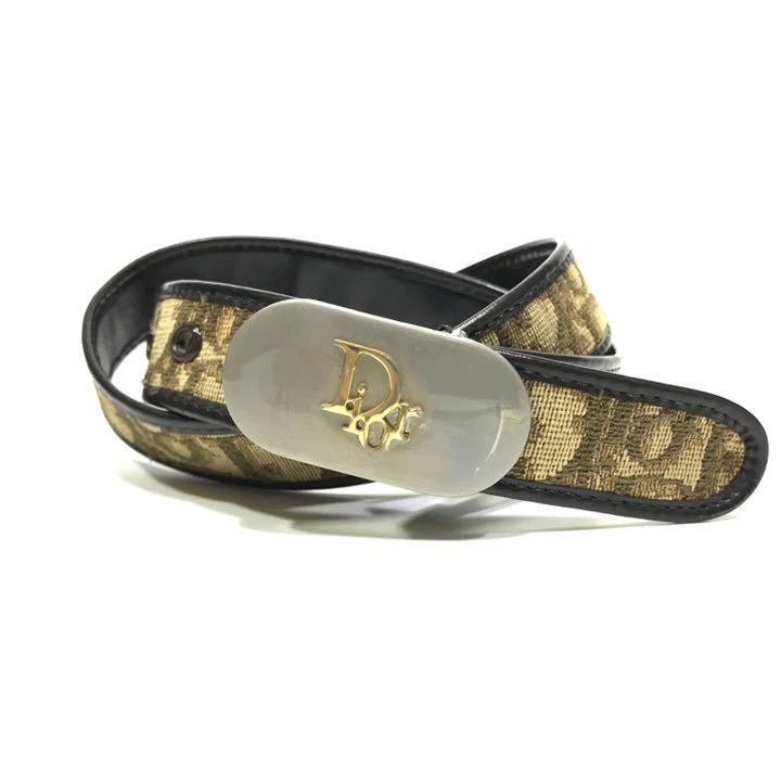 Ceinture femme Christian Dior marron mode objet occasion