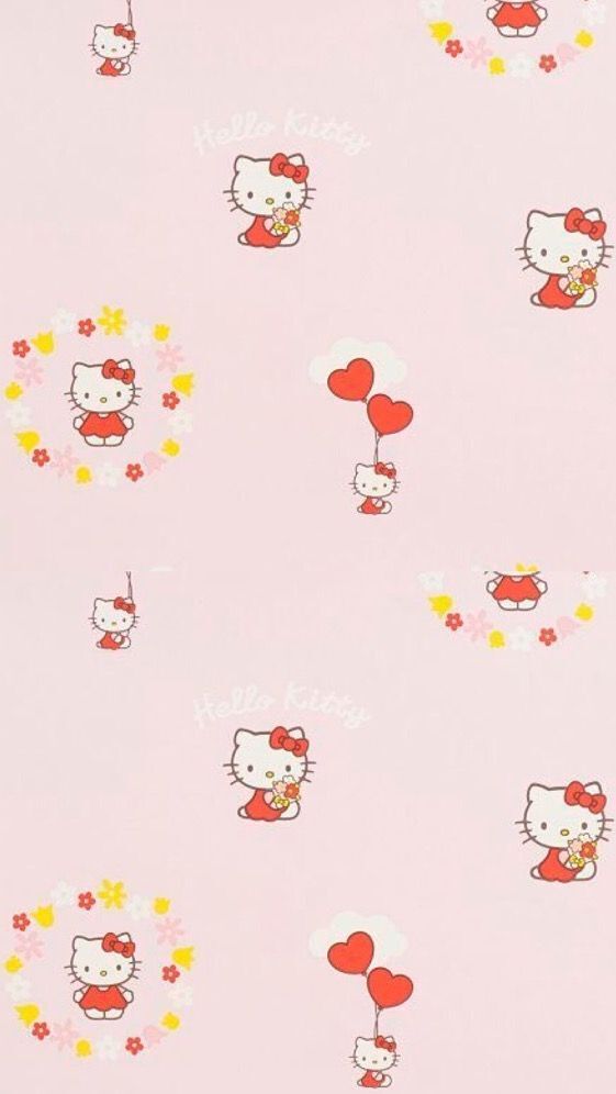 Cute Luis Vuitton and hello Kitty cute wallpapers for iPhone pink