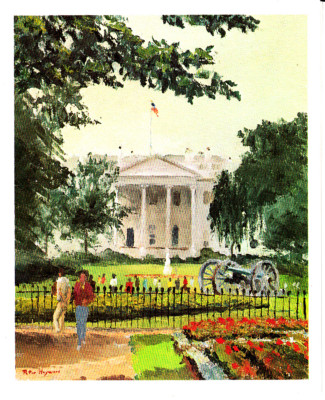 United Airlines Vintage The White House Menu Rudolf A Conrad