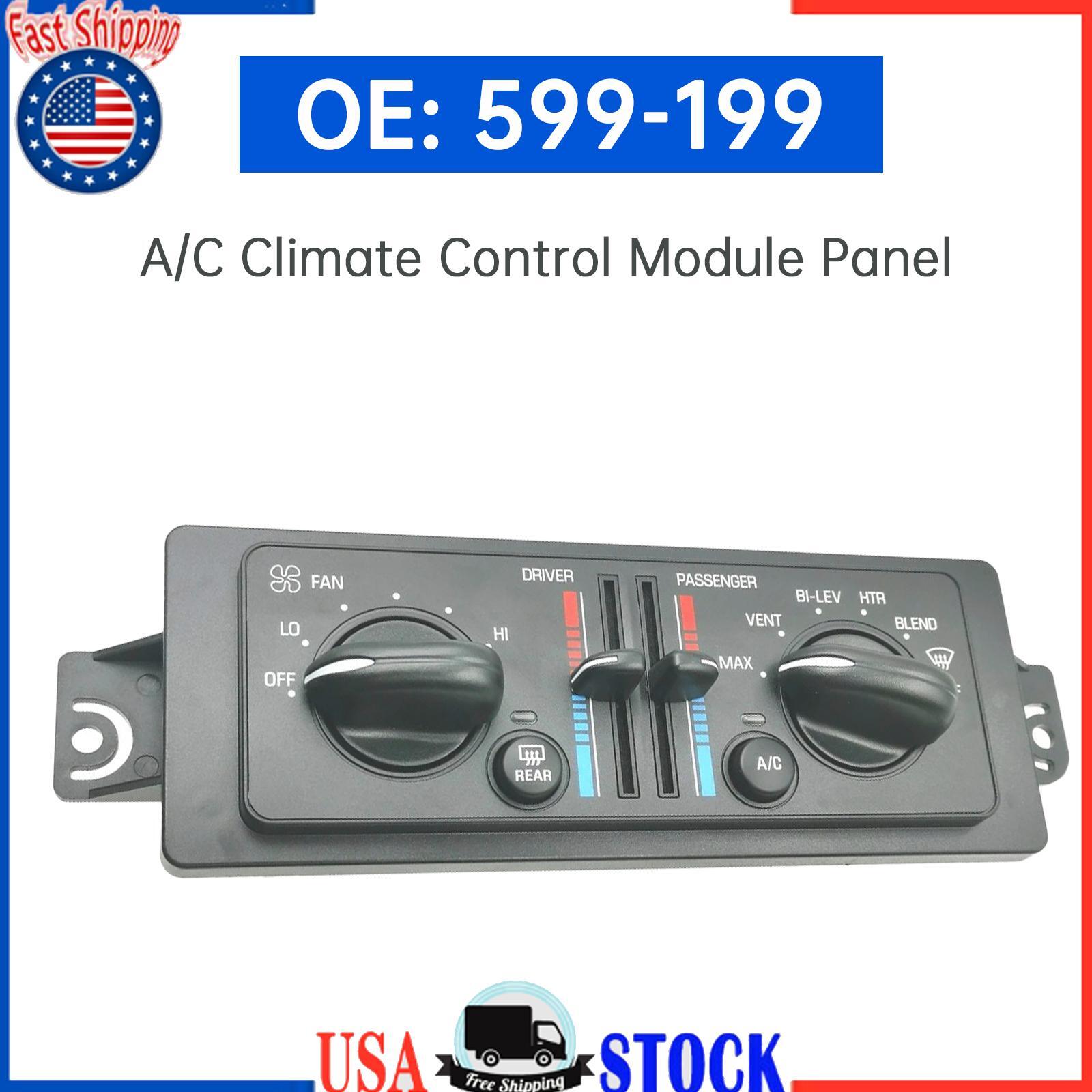 A/C Climate Control Module Panel 599-199 for Buick Regal 1997-2004