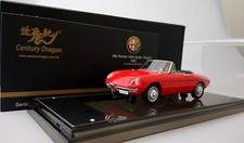 1:43 Alfa Romeo 1600 Spider Duetto 1966 Century Dragon High-end Resin Model Red