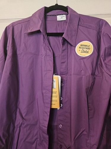 Women's Purple Riders By Lee Shirt/Blouse/ US Size XXL/ Women's Apparel/Workwear - Picture 2 of 8
