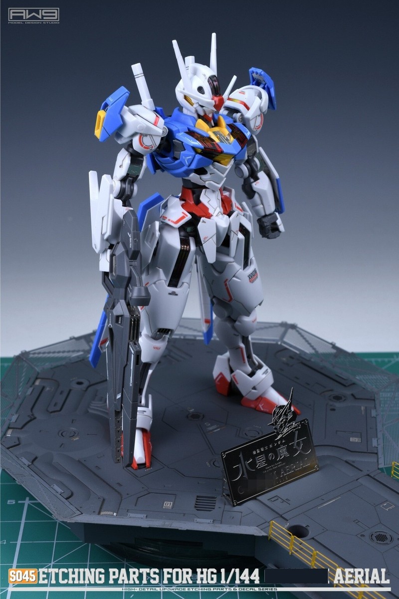 MADworks S45 Etching Metal Modified parts with decal for HG 1/144