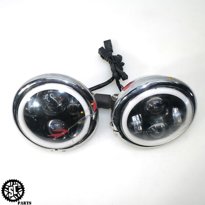 head×head×felice 3点セット！ ブーツ交換可能 2718 2007-2012 Triumph Street Triple 675 Headlight Left Right Headlight