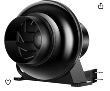 VIVOSUN 306101W-4 Ventilation Fan - Black