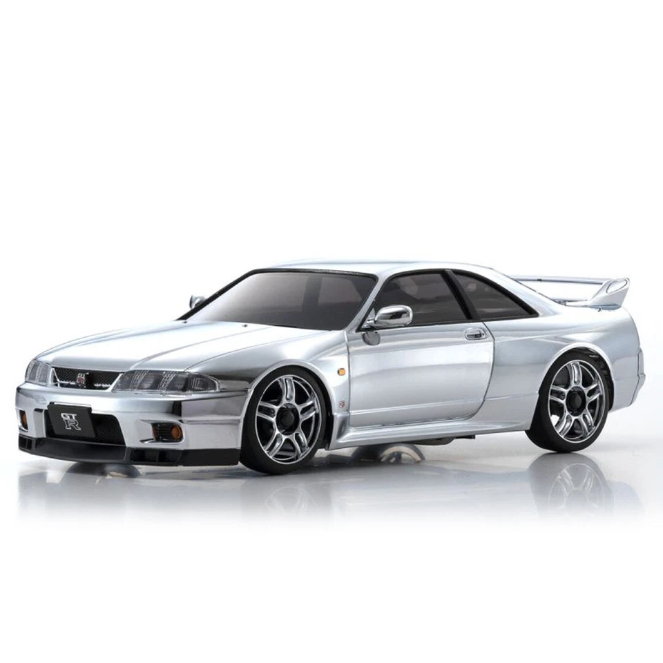 Kyosho Mini-Z CUP 20th Anniversary NISSAN SKYLINE GT-R V.Spec R33 Chrome Silver - Image 4 of 4
