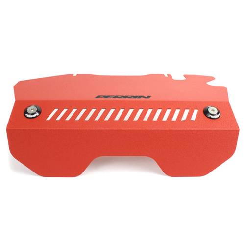Perrin Red Pulley Cover for 2015-2020 Subaru WRX #PSP-ENG-152RD - Picture 2 of 5