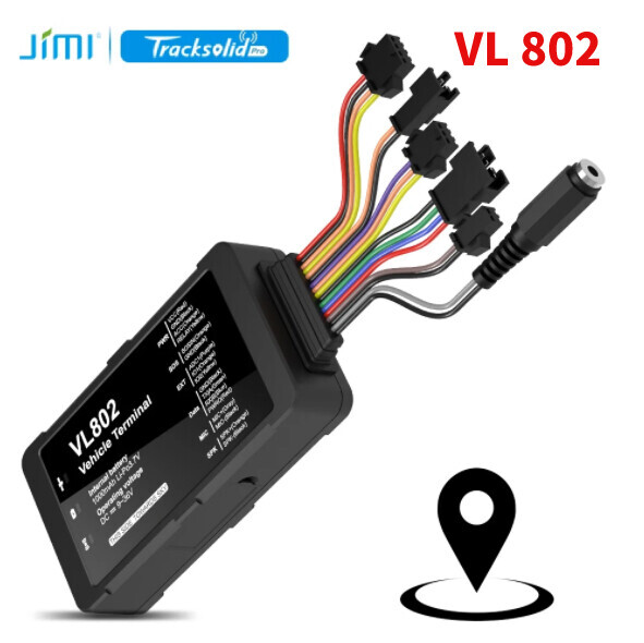 Jimi Vl802 4G Gps Tracker With Real-Time Tracking Remote For Vehicles Truck Us