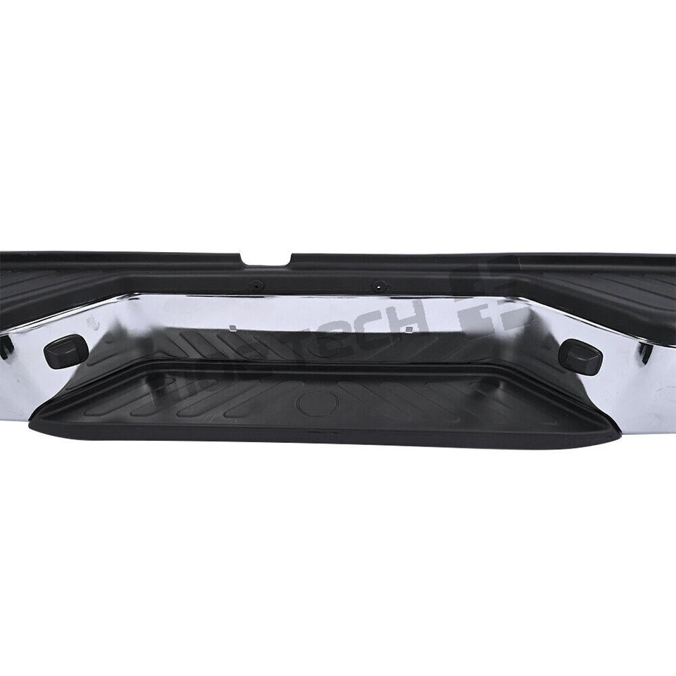 Step Bumper For 2013-2021 Nissan Frontier Rear Chrome with Park Sensor - Image 4 of 4