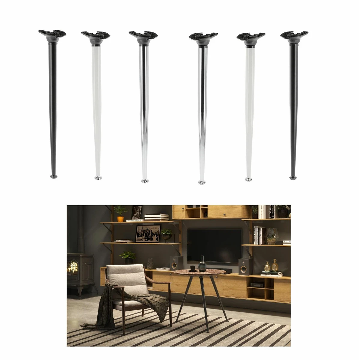 Folding breakfast bar legs outlet