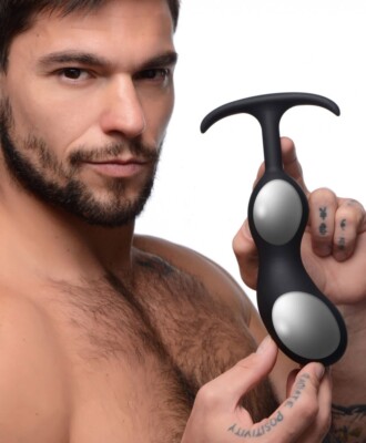Premium Silicone Weighted Prostate Plug Extra Large Anal Butt Ass Play XL  USA SH | eBay