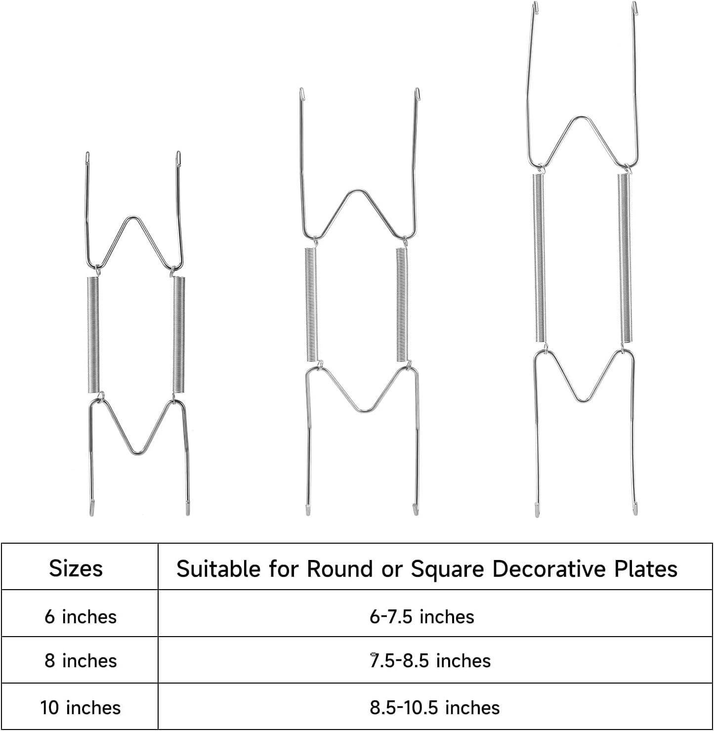 20Piece Invisible Plate Hangers Set Stainless Steel Wall Plate Hangers with Ha eBay