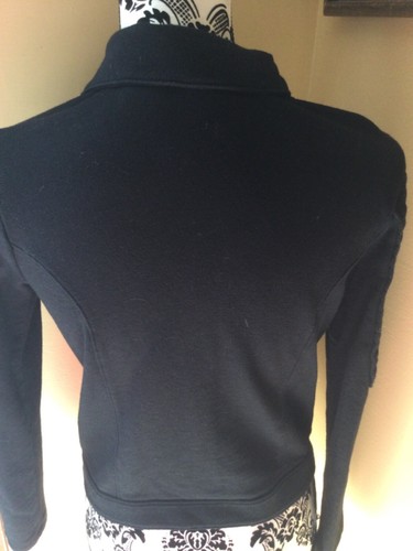 Cat & Jack Women’s Girls Sweater Size XL(14-16) Color Black Cotton Blend Zip At - Picture 4 of 12