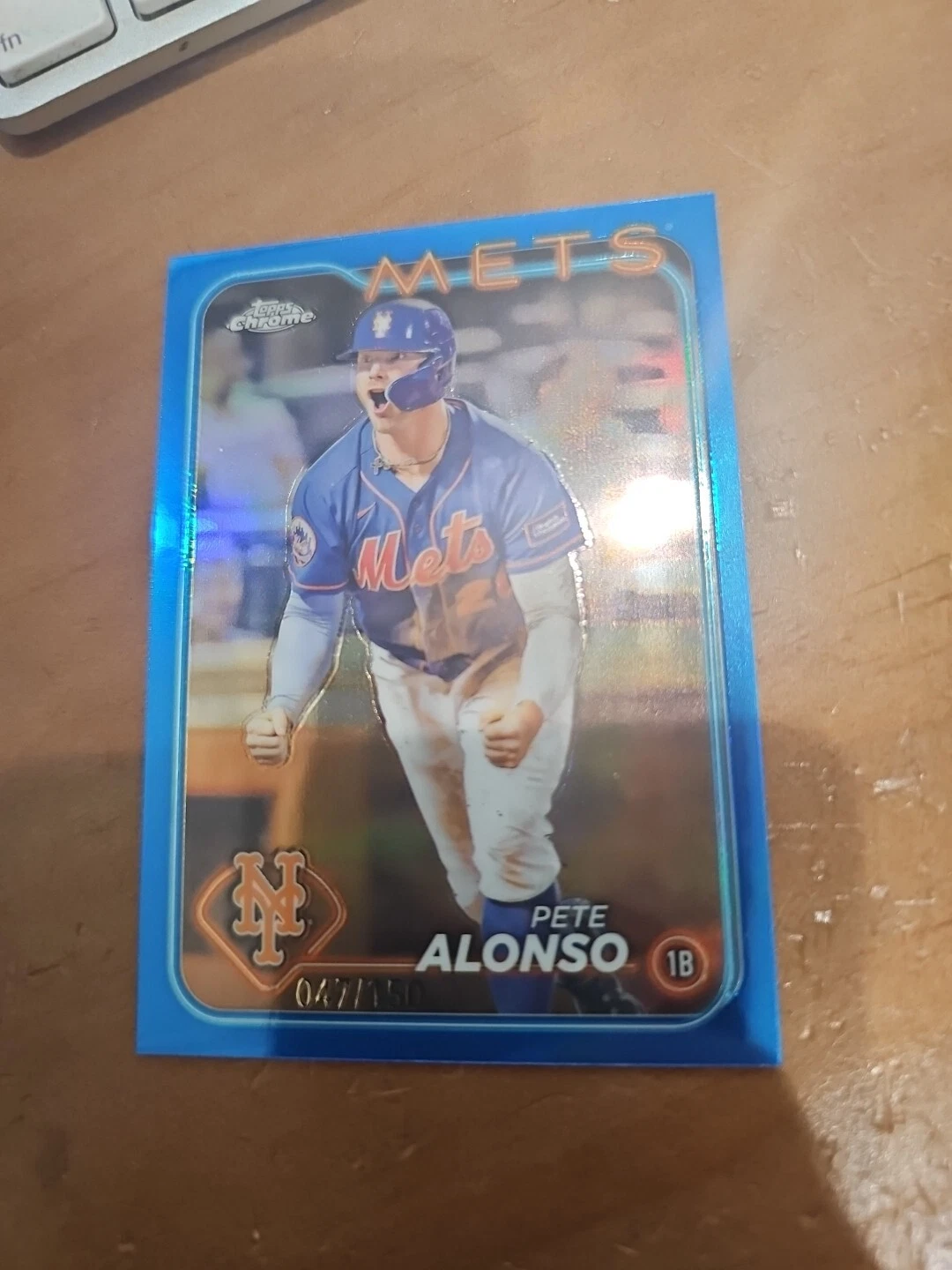 2024 Topps Chrome - Blue Refractor #269 Pete Alonso /150