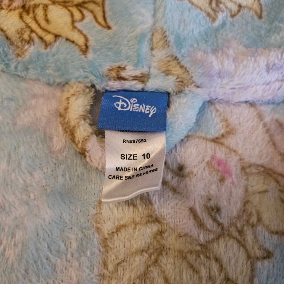 Disney Frozen Elsa 10 Blue Robe with Pockets - Image 2 of 4